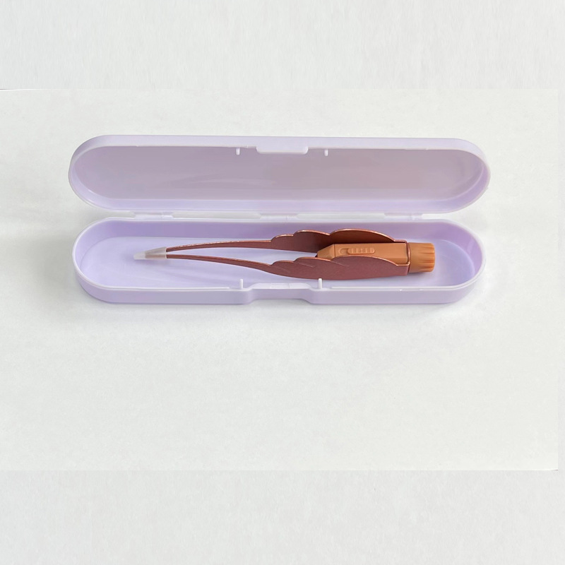 Tweezers + box (rose gold)