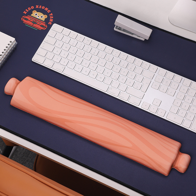 Cute Shiba Inu Silicone Wrist Mouse Pad Memory Foam Keyboard Hand Rest Office Wrist Guard Extra Large Pad Palm Rest