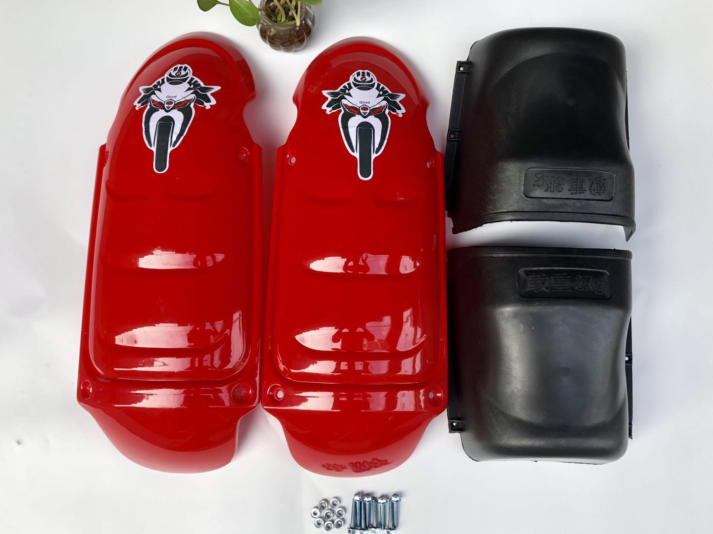 Motorcycle Bumper Frame with Lid Storage Box Jockey Car 125 Men's Motorcycle Modified Thickened Front Bars