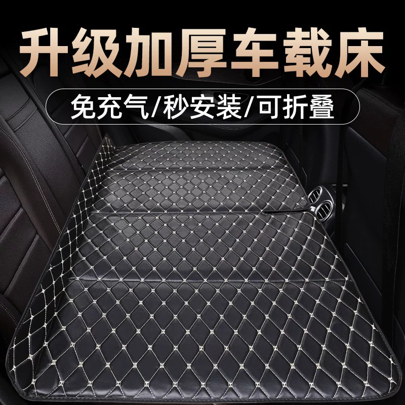 Foldable handheld children's inflatable mattress for traveling