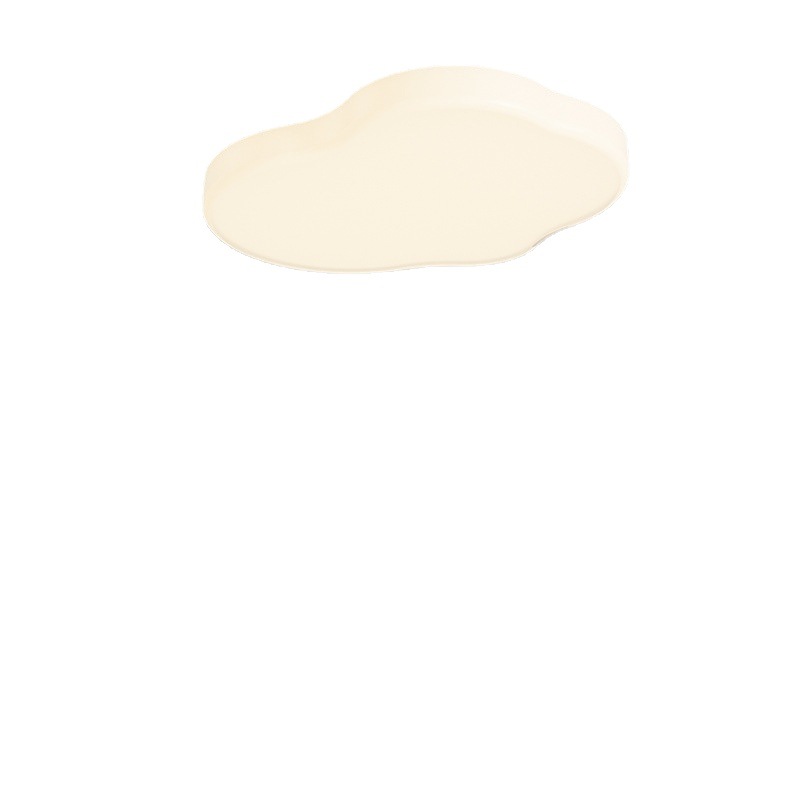 Luz de sala de estar de espectro completo simple moderna crema viento pasillo luz principal 2025 nuevo dormitorio nubes lámparas de techo