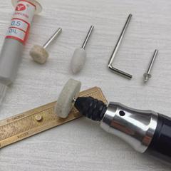 Batch Delivery of Grinding Machine Parts: Wool Insert Self-Tapping Rod, Wool Grinding Head Fixing Rod Connector, Handle Diameter 3.17mm