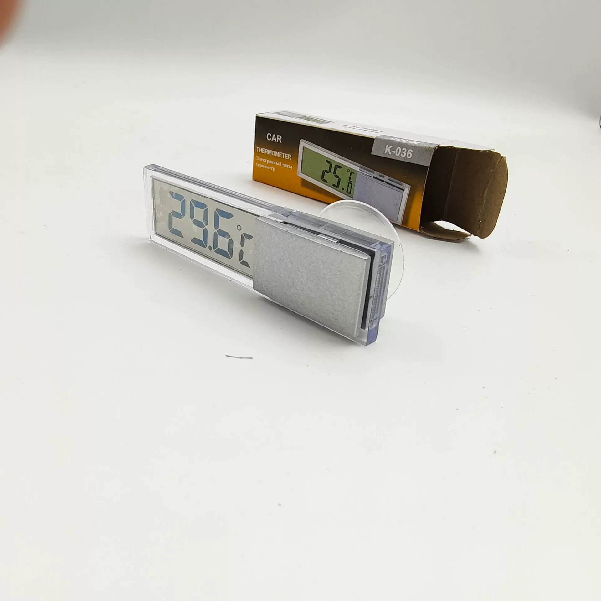 Electronic glass LCD display for car, digital watch, thermometer
