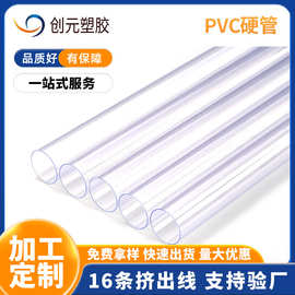 厂家供应pvc透明塑料硬管定制批发五金设备电子玩具塑料包装直管