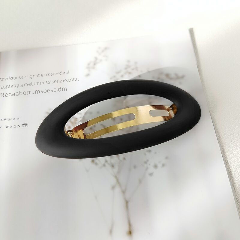 Barrette à cheveux mate minimaliste accessoire de coiffure chic_voghion.com