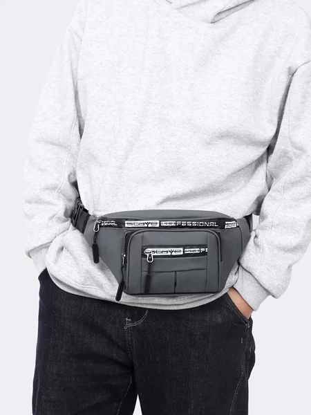 Cross-border Men's Waist Bag New Outdoor Internet Celebrant Sports Crossbody Chest Bag Large Capacity Business Mobile Phone Coin Purse Wholesale