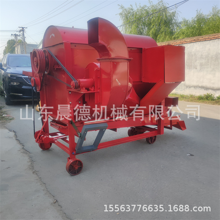 谷穗脱粒机 多功能电动打谷三相电绿豆谷子打粒机