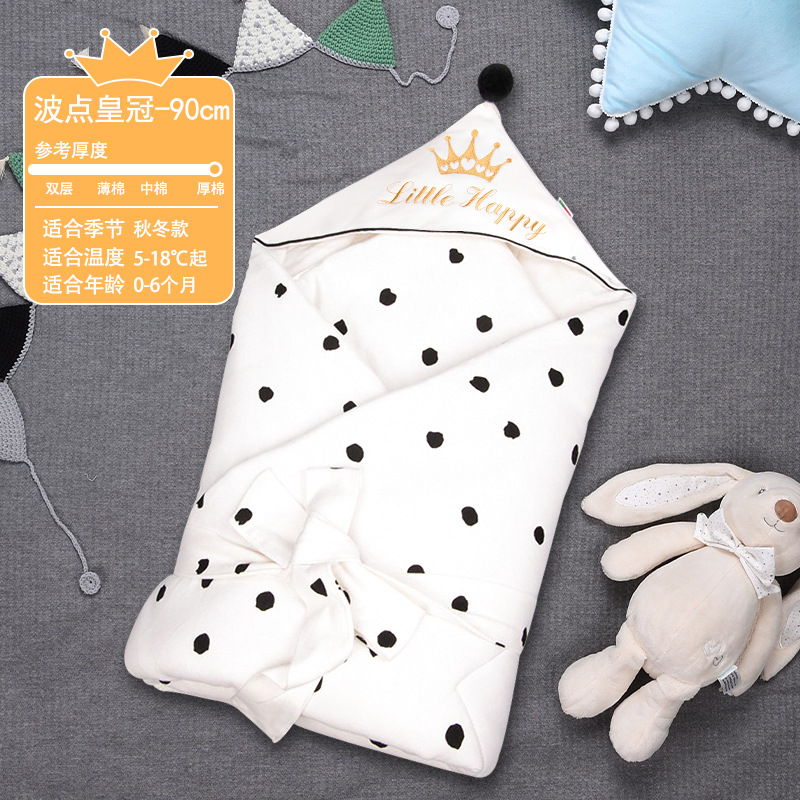 Wave point crown [autumn and winter thickening]]