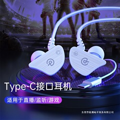 Qilian Q3 有線ヘッドフォン typec インターフェイスインイヤー高品質丸穴国民カラオケ専用 3.5 ヘッドフォン