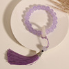 Bracelet walnut, Hanfu, accessory, handheld pendant, handle, rosary with round beads with tassels