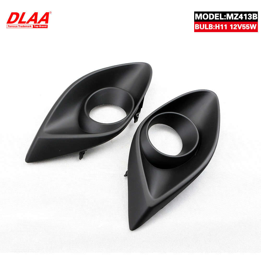 Aplicable a 10 / 11 / 12 / 13 / 14 modelo de dos compartimentos Mazda 2 conjunto de lámpara de niebla delantera M2 luz de viaje diurna luz de barra delantera