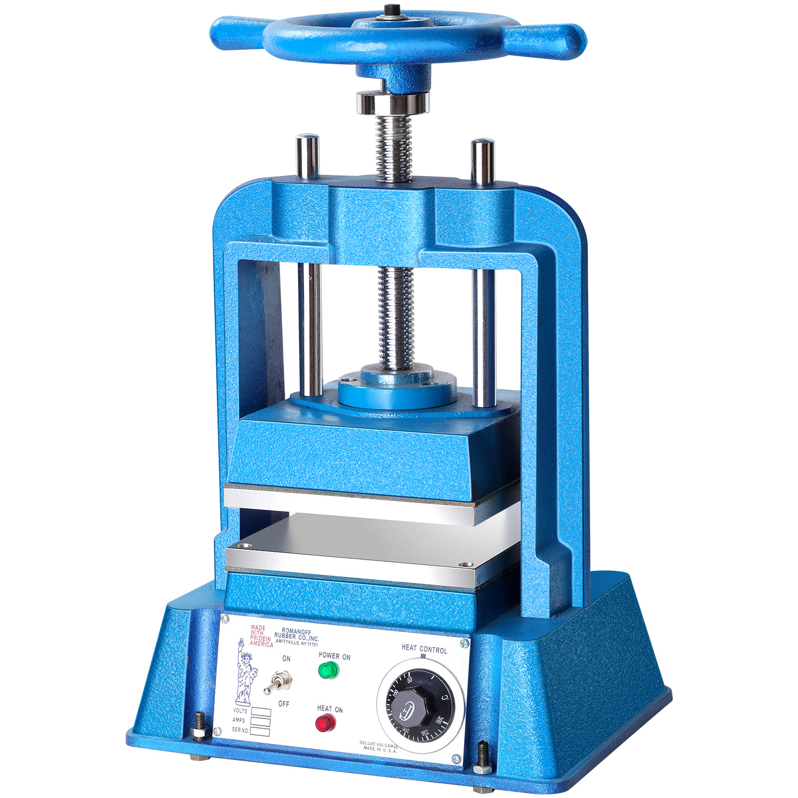 跨境首饰压模机数显控温圆盘手动胶膜机硅胶模具铸造设备打金工具