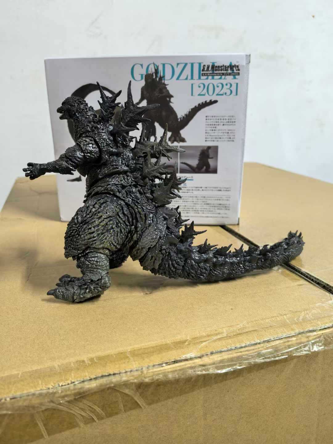 SHM2023 마이너스 1 고질라 손으로 만든 영화 모델 몬스터 메카 장난감 박스 선물 도매