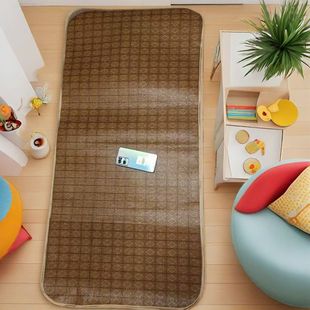 Summer and Spring Children's Folding Nap Straw Mat Portable Kindergarten Nap Kids Nap Sleeping Mat Breathable Mat