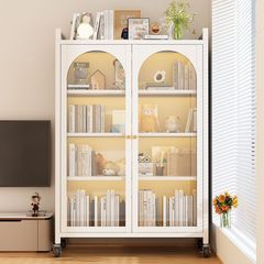 ドア付きスチール本棚、子供用本棚、床置き防塵収納キャビネット、リビングルームディスプレイキャビネット、アイアン製収納ラック、収納キャビネット