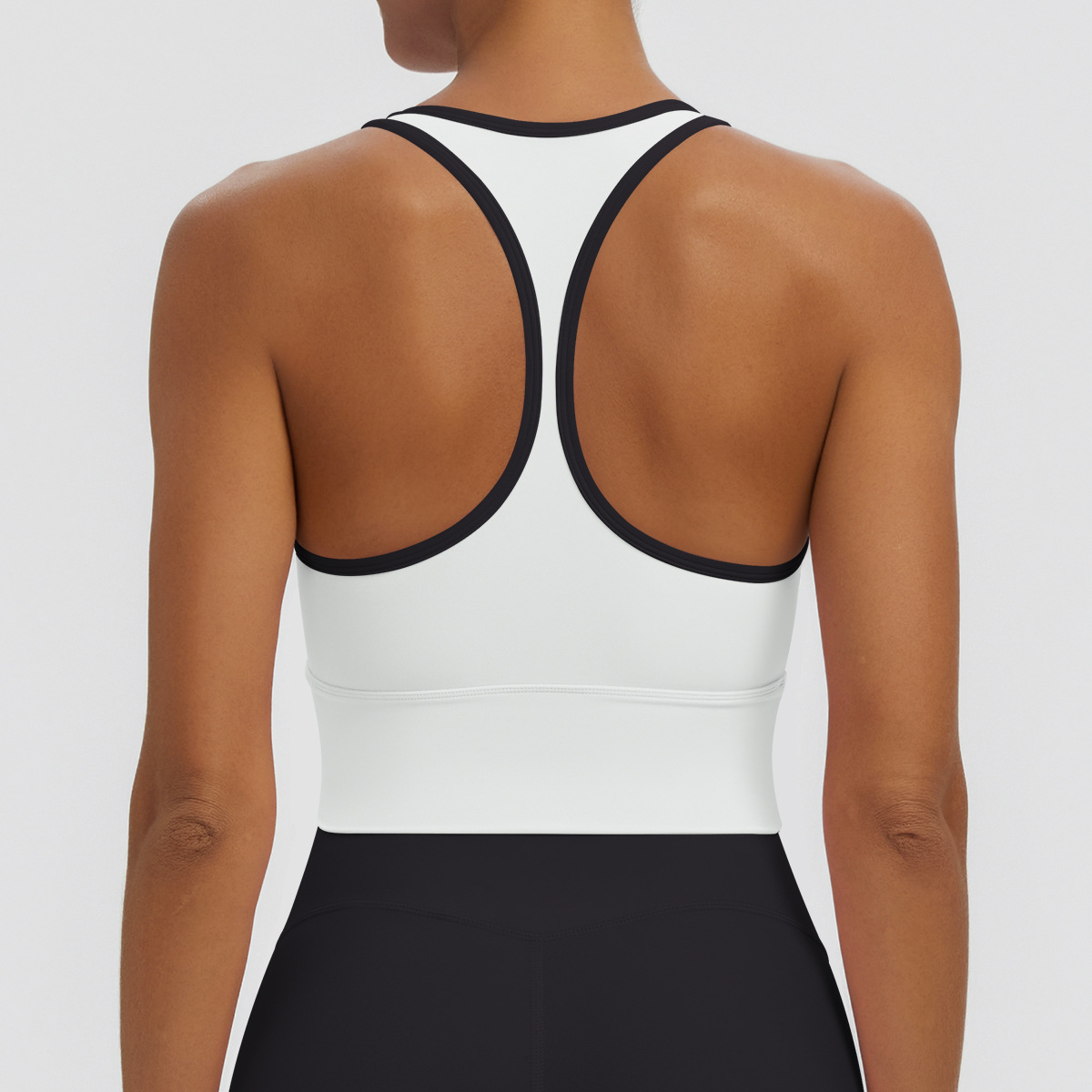 Nuevo transfronterizo sólido I-shaped hermosa espalda apretada ropa interior deportiva transpirable correr fitness yoga chaleco chaleco mujer image 8