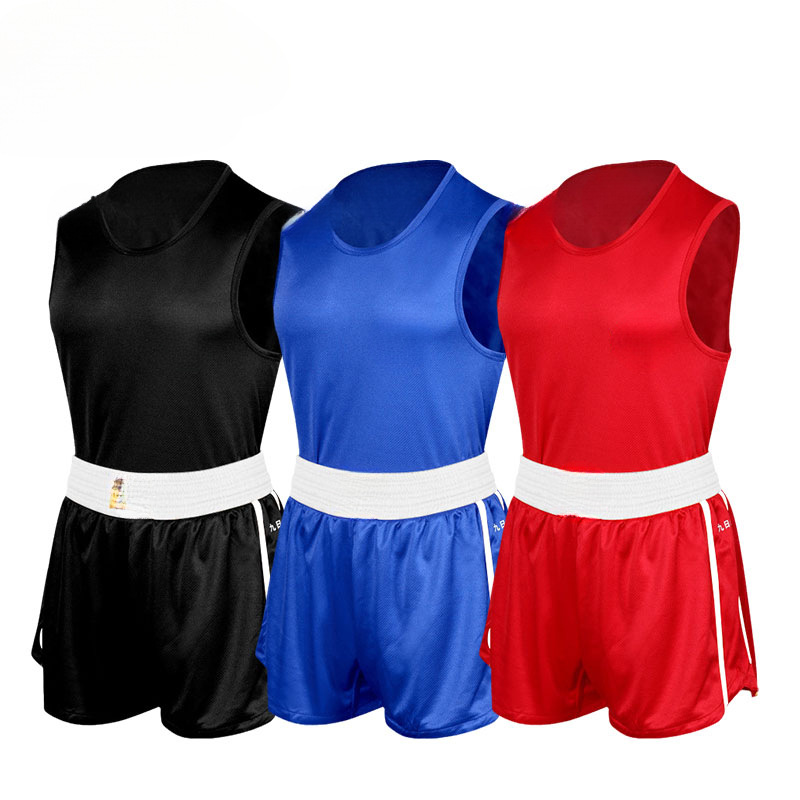 Sandawear Adult and Children's Boxing Suit Muay Thai Fighting Industry Competition Training Vest Shorts Clothing