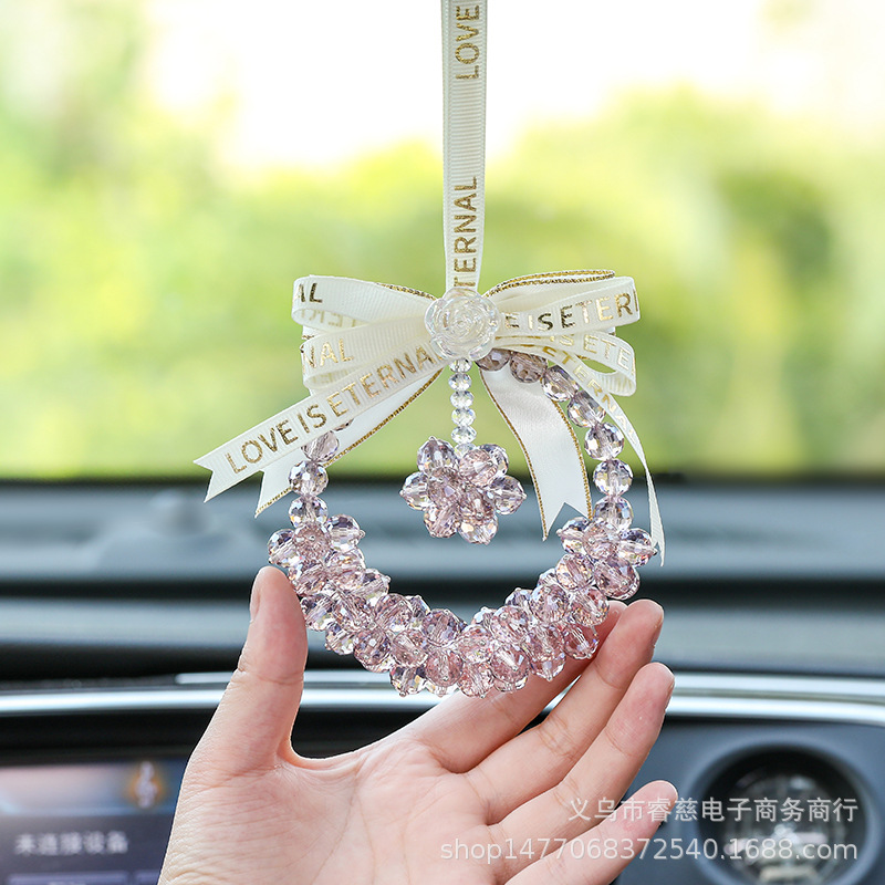 Car pendant girls' car interior ornaments new style car interior accessories Internet celebrity rearview mirror pendant car hanging