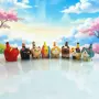 手工木质桌面雕刻工艺品
