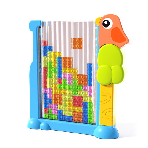 Woodpecker Tetris building block toy 3D three-dimensional puzzle early education children's educational Jenga toy wholesale