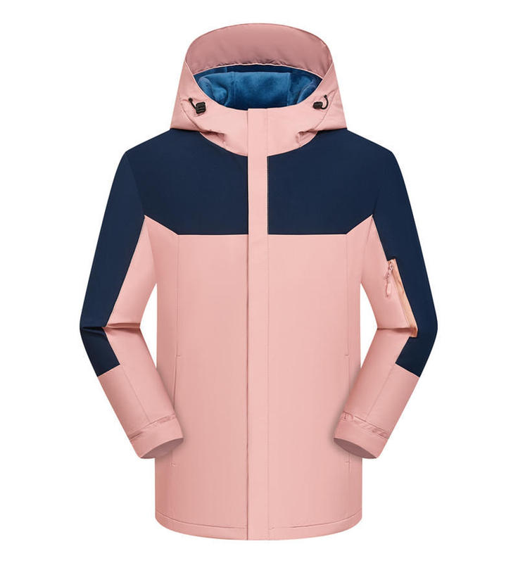 加绒超柔绒冲锋衣三合一户外徒步登山服外套LOGO定制薄款防风防水|undefined