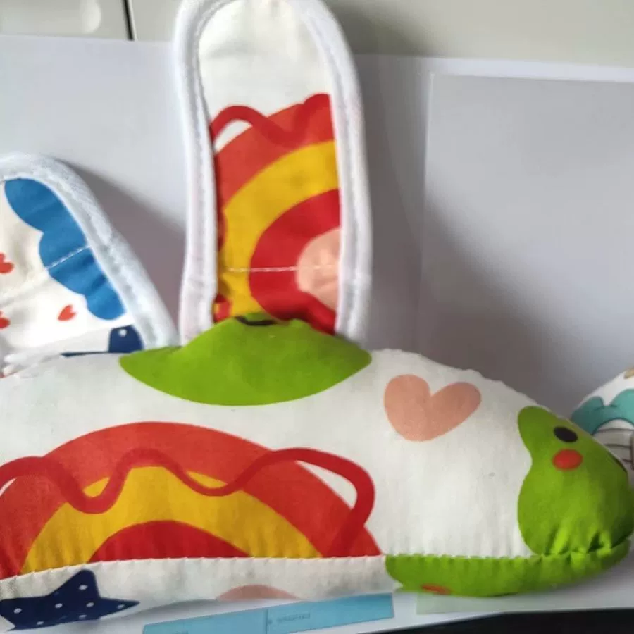 Детские вторые волосы хлопковые банки маленький свежий мультфильм 60-х годов длинный штапельный хлопок моющаяся детская подушка для детского сада подушка