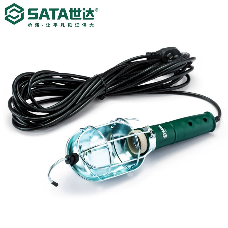Ручной рабочий светильник SATA 90715, осветительная лампа для авторемонта и обслуживания, осветительная лампа с ручкой, которую можно повесить