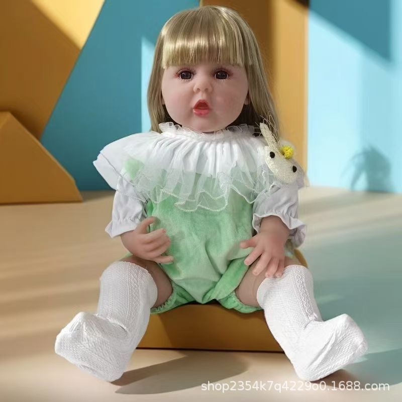 재탄생 인형 공장 직접 비닐 인형 소녀 생일 선물 55CM 인형 인형 도매