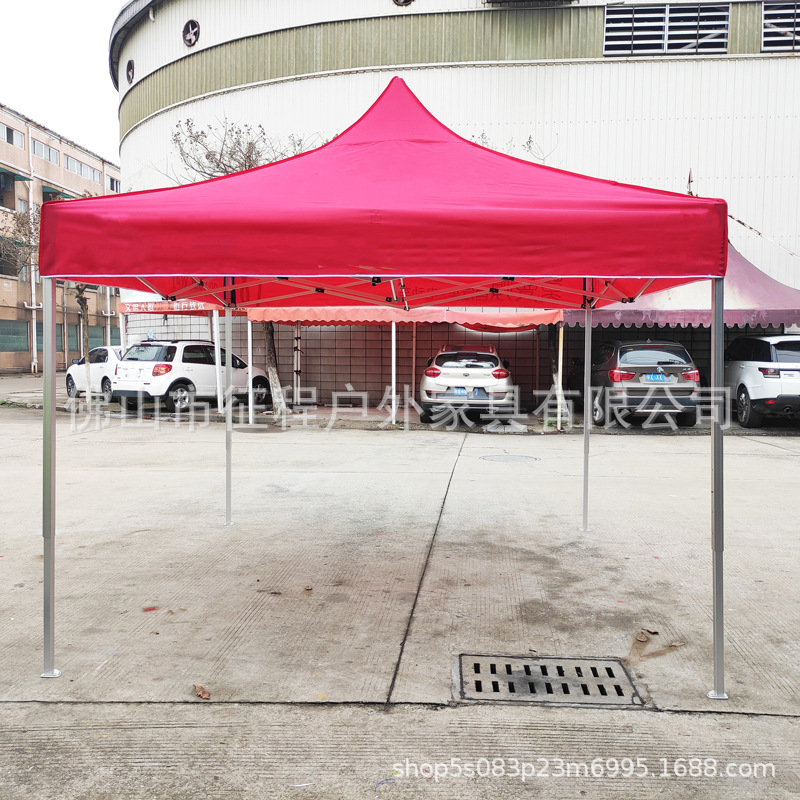 户外广告帐篷展览地摊摆摊铝合金折叠帐棚四角伞活动印字帐篷批发