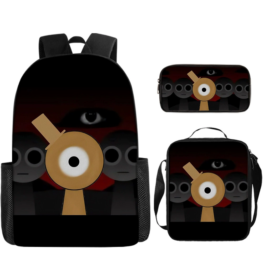(Cross-border trading), box, children's school bag, backpack, set, 3 piece set