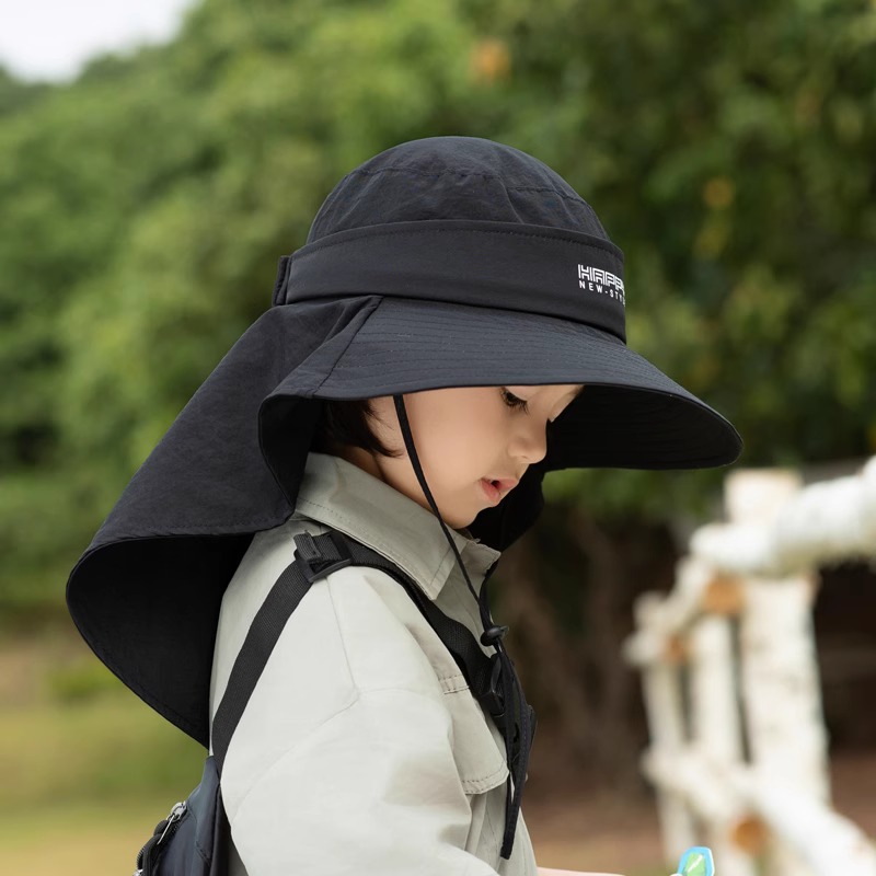 Thin children's demi-season sun hat for boys