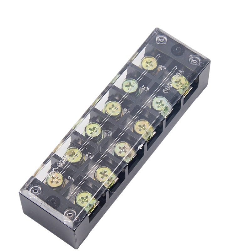 乐瑶电气TBC接线端子TBC606铁接线固定式导轨端子批发乐清TB