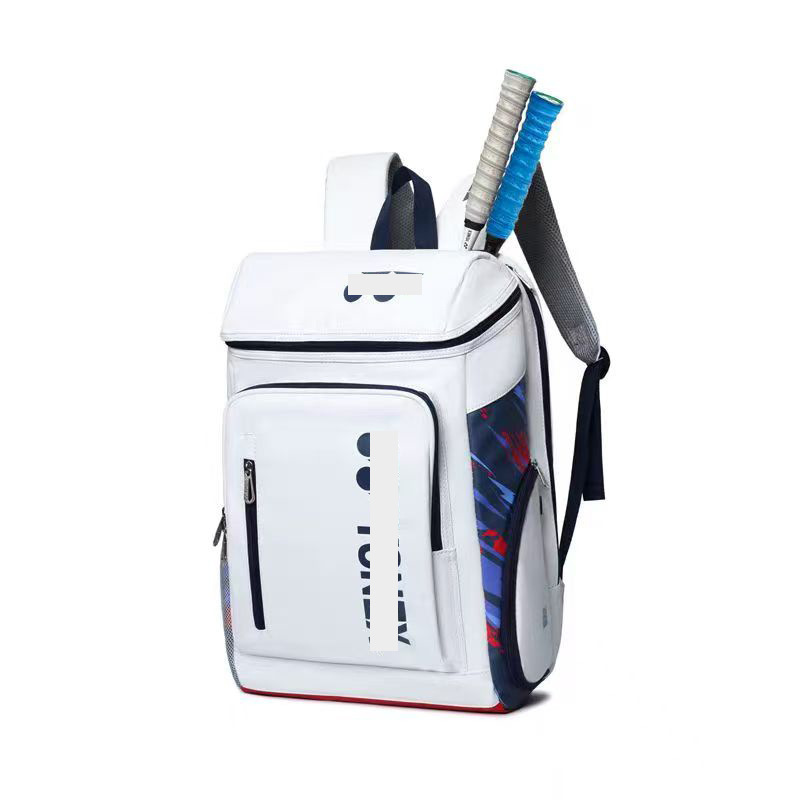 Bolsa de bádminton 1408 para hombres y mujeres, mochila de tenis para deportes al aire libre de gran capacidad para equipos nacionales con compartimento independiente para zapatos, impermeable