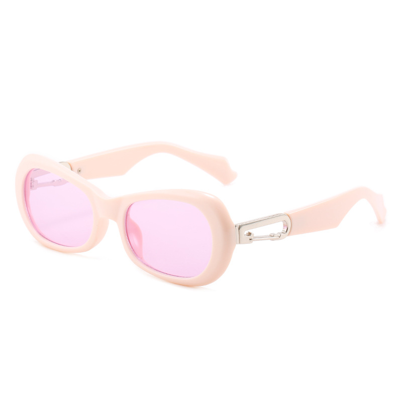 Nuevo té negro UV400 gafas de sol hebilla comercio exterior transfronterizo coreano gafas de sol suministro directo de fábrica