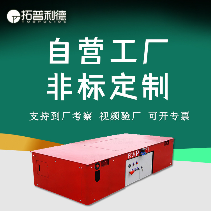 BWP20吨过跨轨道车拓普利德厂区车间载重转运设备轨道电动平板车