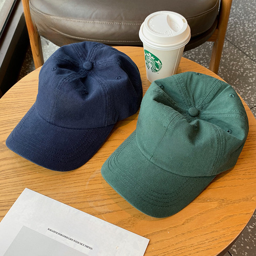 newyork American retro soft-top cap for men and women, versatile baseball cap for all seasons, Japanese trendy hat