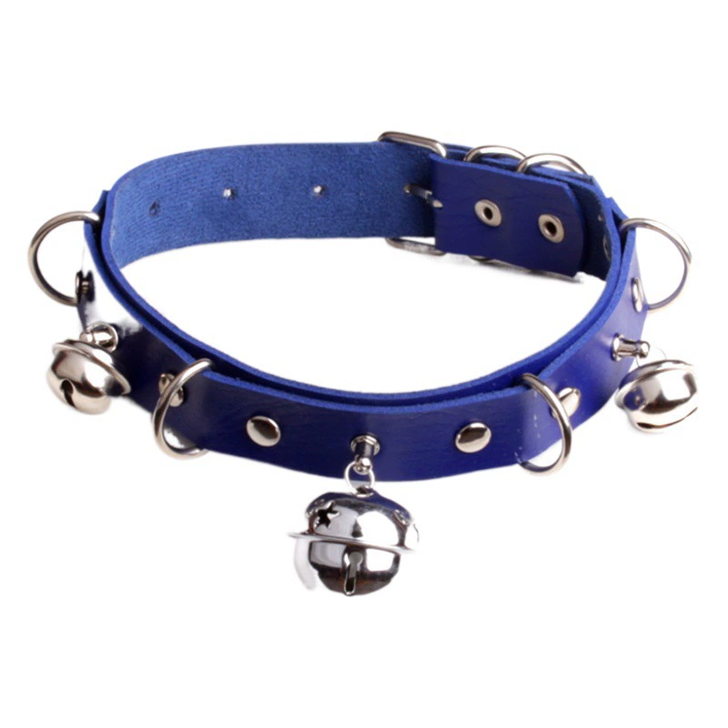 Европейский и американский Harajuku трансграничные двухслойные искусственная кожа сексуальный большой колокольчик воротник ожерелья ожерелье ювелирные изделия