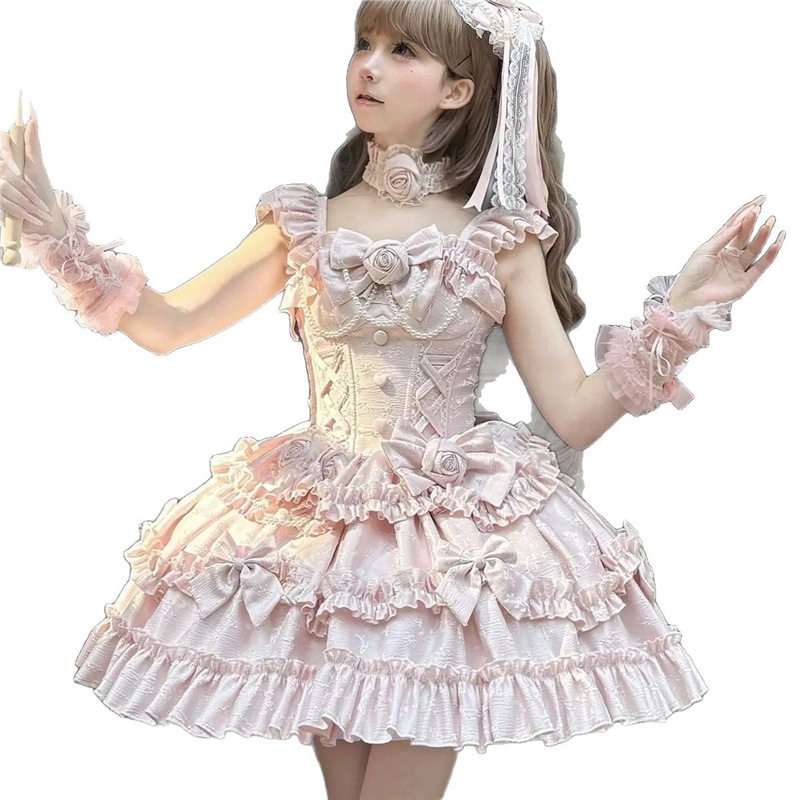 现货洛丽塔裙子lolita巴巴露亚jsk礼服连衣裙优雅Lolitacos公主|undefined