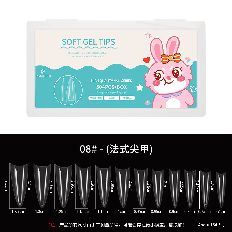 08 # clavo de Punta francesa (504 piezas)