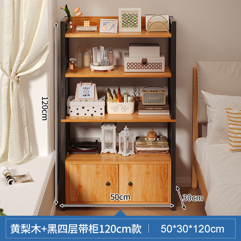 Estante junto a la cama, armario de almacenamiento junto a la cama, armario de almacenamiento, estantería de piso a techo, dormitorio doméstico, estante de exhibición de estantería multicapa