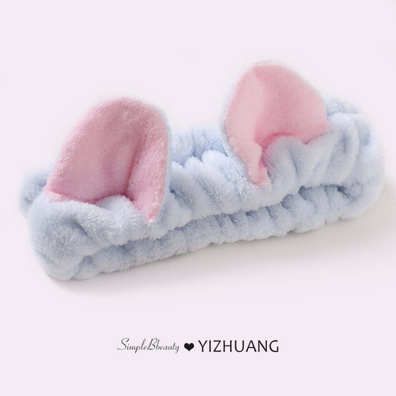 Máscara especial de banda de cabello de restricción simple de banda de cabello de lavado de la cara de mujer pinza de cabello rojo en línea 2025, nuevo toque de cabello otoño invierno