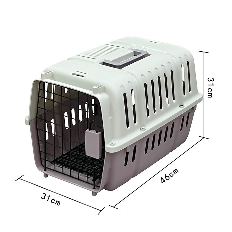 Caja de Transporte Portátil para Mascotas de PP Desmontable para Viajes