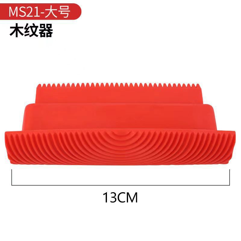 Pintura de vetas de madera Pintura de arte de impresión Pintura de madera Textura de pintura Herramienta de rallado Simulación de goma Cepillo de rodillo de vetas de madera