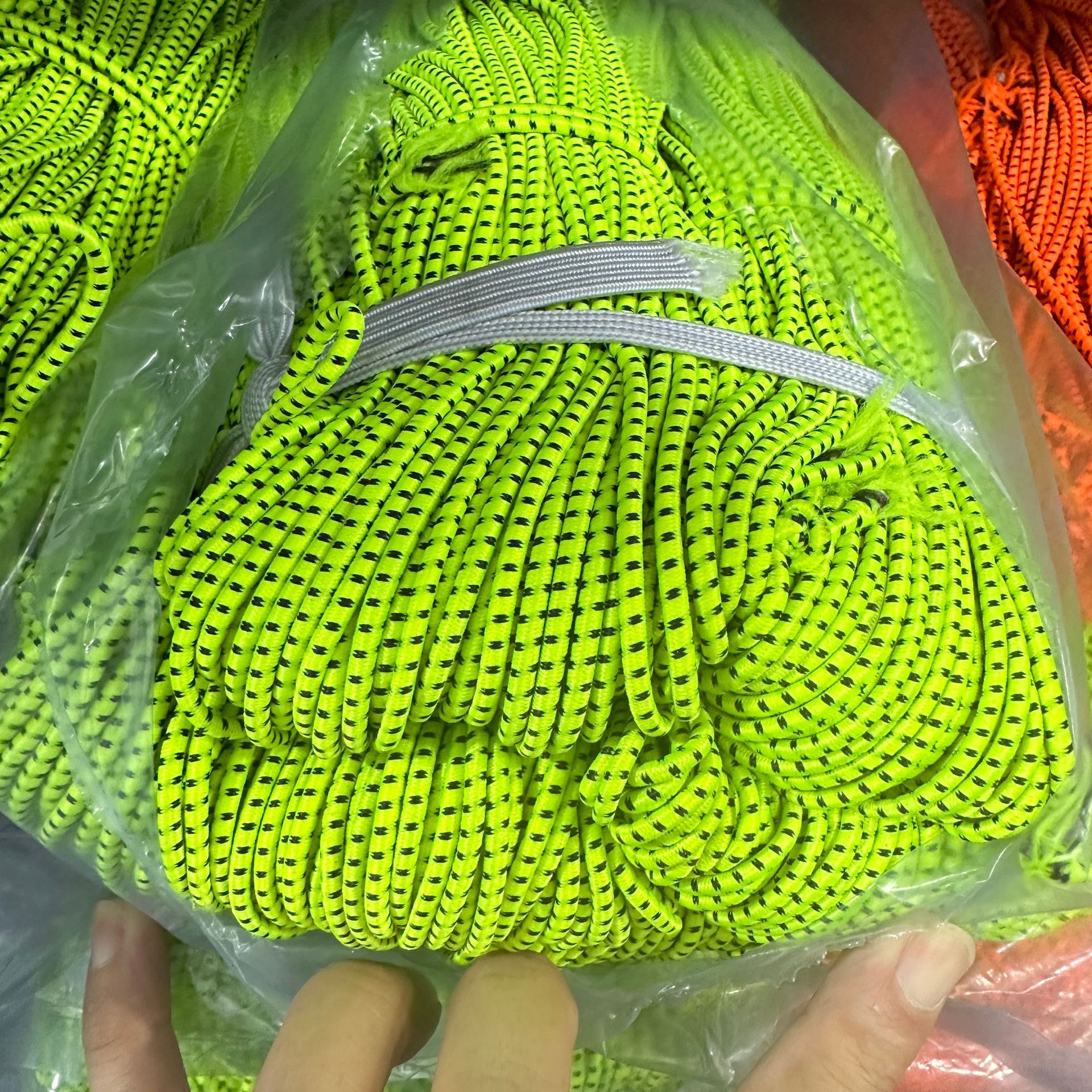 Color redondo elástico 2.5mm látex elástico cuerda de alta elasticidad cuerda de tendón de pluma cuerda elástica