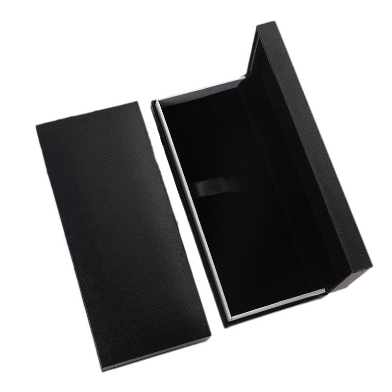 Caja de papelería simple de alto grado, caja de bolígrafo, logotipo personalizado, caja de regalos publicitaria, impresión de caja de bolígrafo