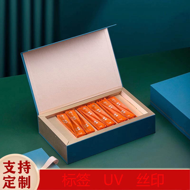 茶叶礼盒装空盒大红袍岩茶长泡袋12泡装豆腐块15摆泡袋泡茶包装盒