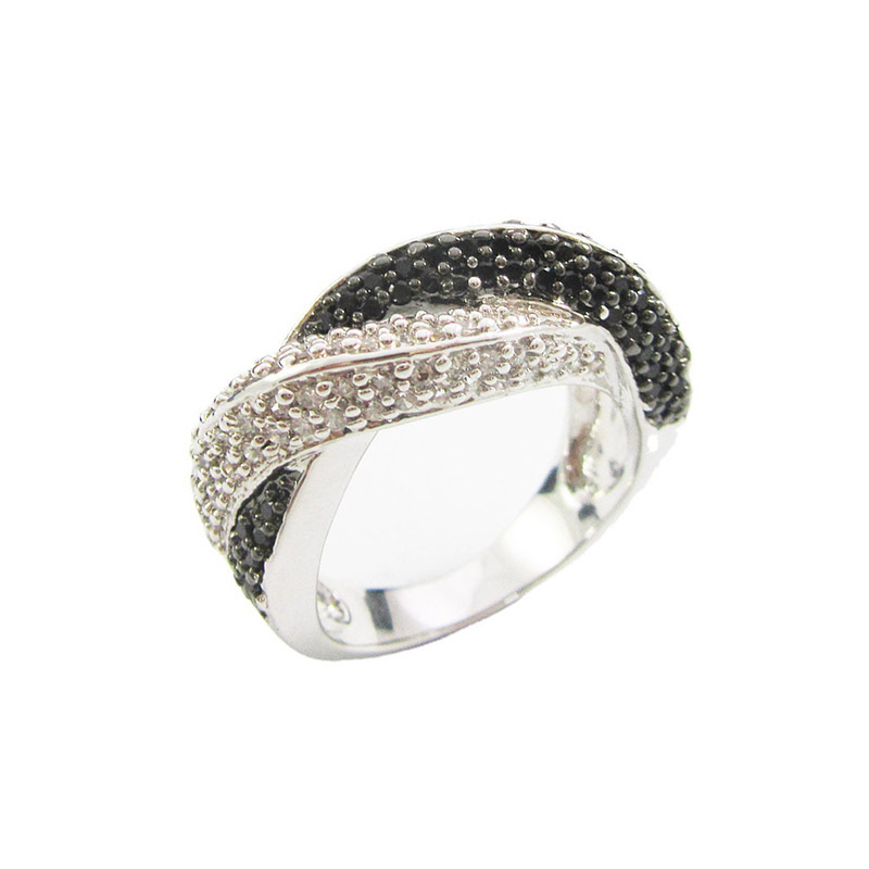 Cool Style Snake Sterling Silver Plating Inlay Zircon Rings display picture 7