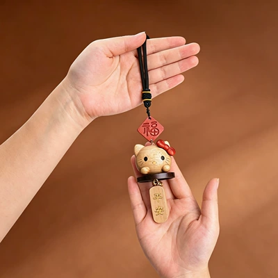Cat Car Pendant - High-end: Sürətlər qutusu və əl tormozu başlıqları