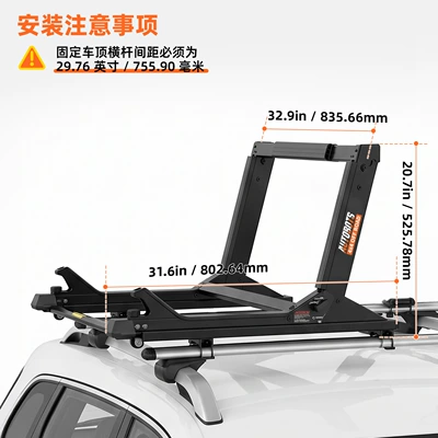 hydraulic assist lift with 100-pound – Roof rack
