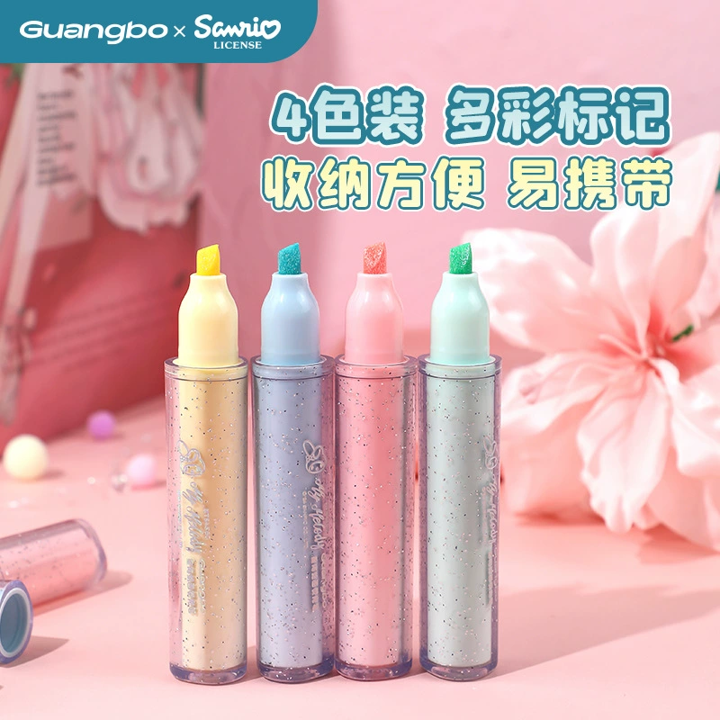 Guang Bo Sanrio, флуоресцентная качественная мигающая акварель для учащихся, мелки